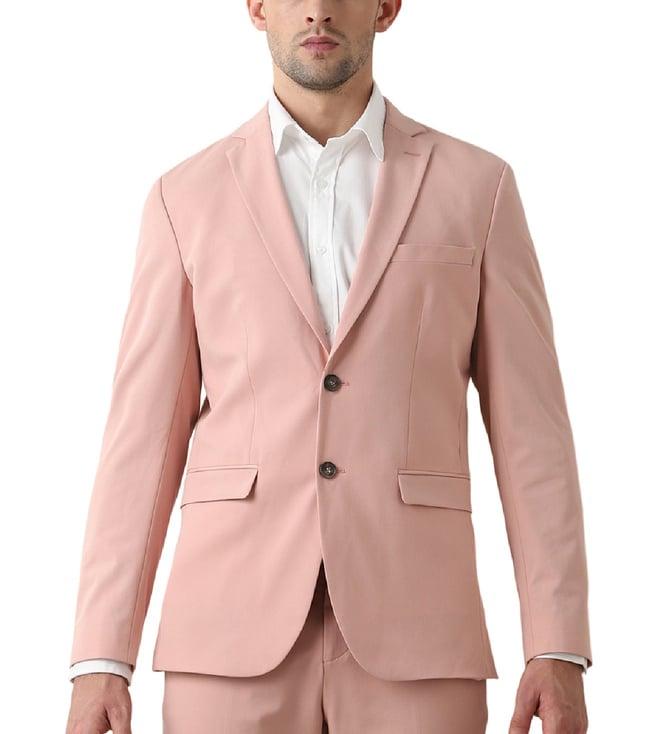 selected homme misty rose slim fit blazer