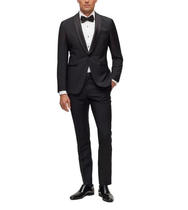 boss black slim fit suit