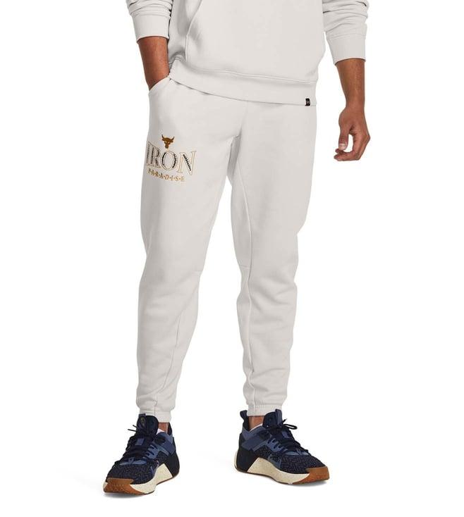 under armour white embroidery loose fit joggers