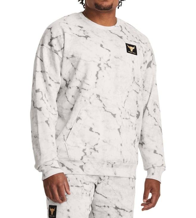 under armour grey printed loose fit sweatshirt