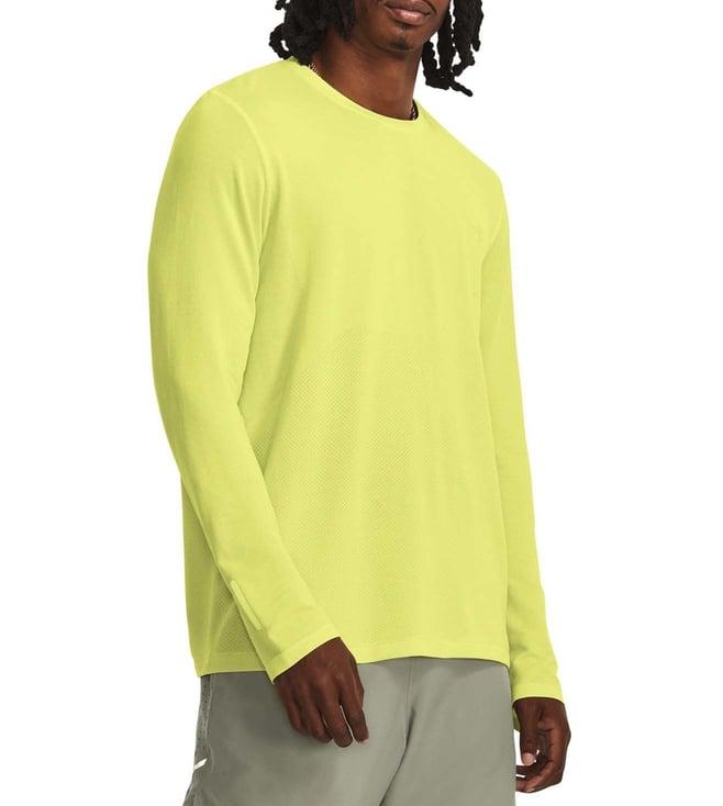 under armour yellow fitted t-shirt