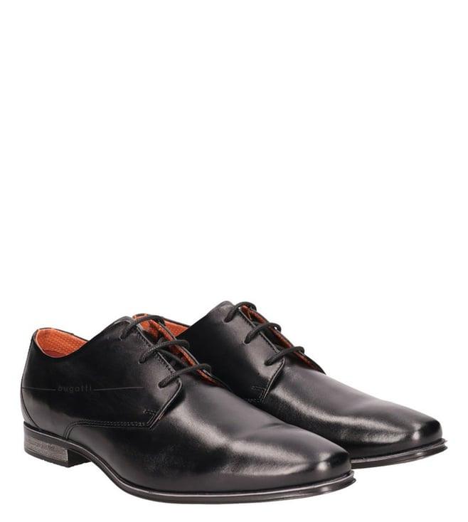 bugatti men's margo black derby shoes