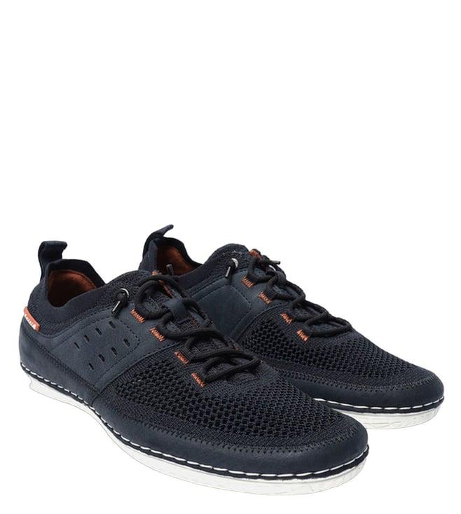 bugatti men's bimini dark blue low top sneakers