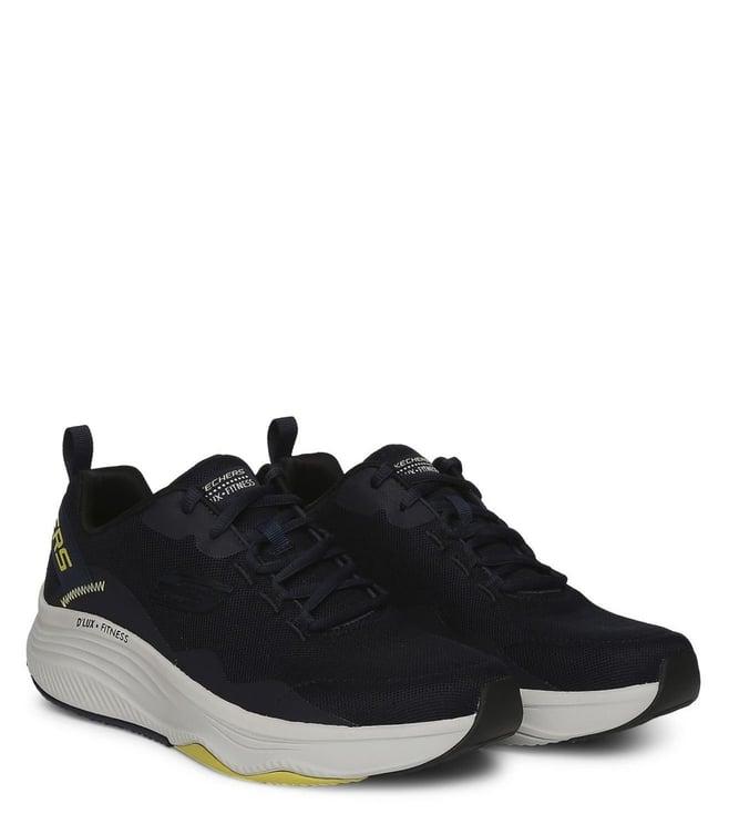 skechers men's navy sneakers