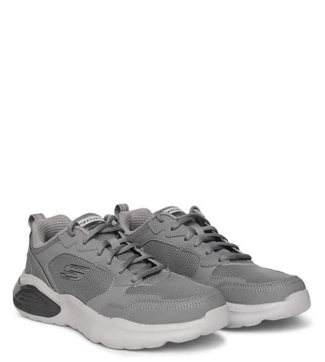 skechers men's grey sneakers