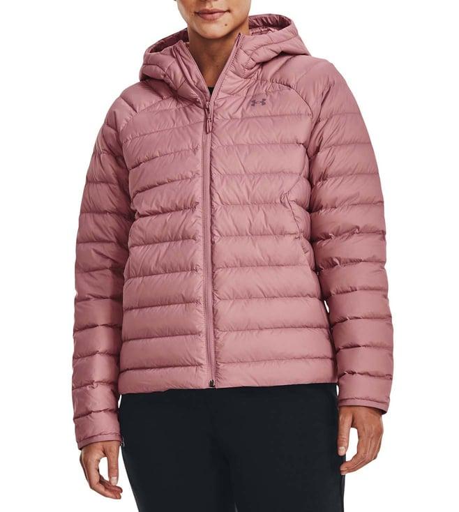 under armour pink loose fit puffer jacket