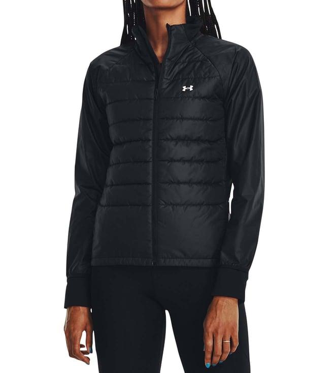 under armour black slim fit puffer jacket