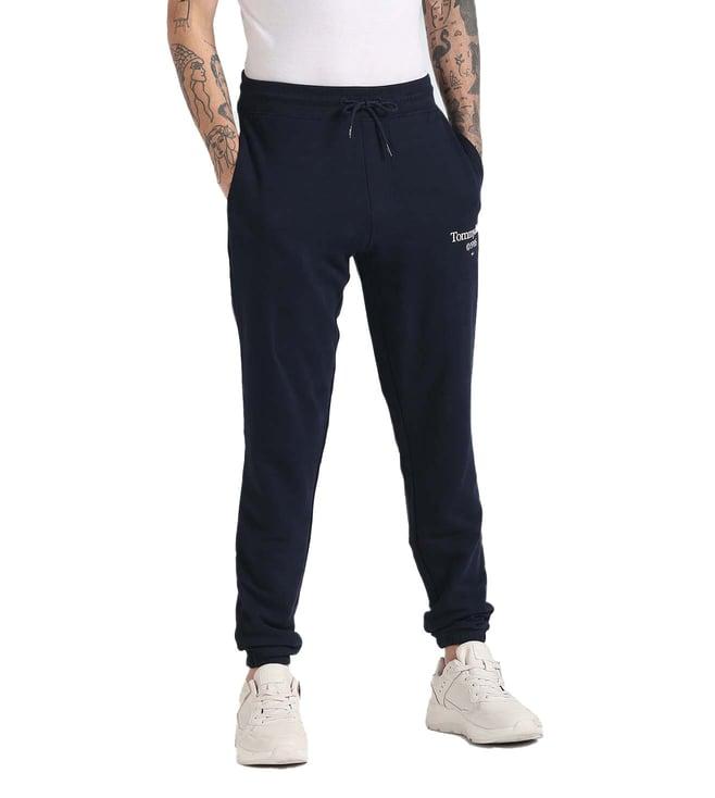 tommy hilfiger dark night navy slim fit joggers