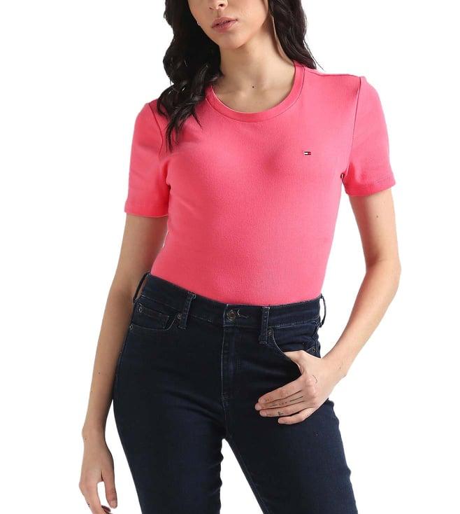 tommy hilfiger glamour pink regular fit t-shirt