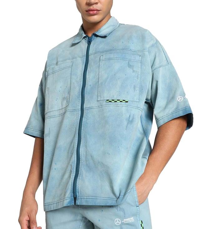 puma ocean tropic mercedes-amg regular fit shirt