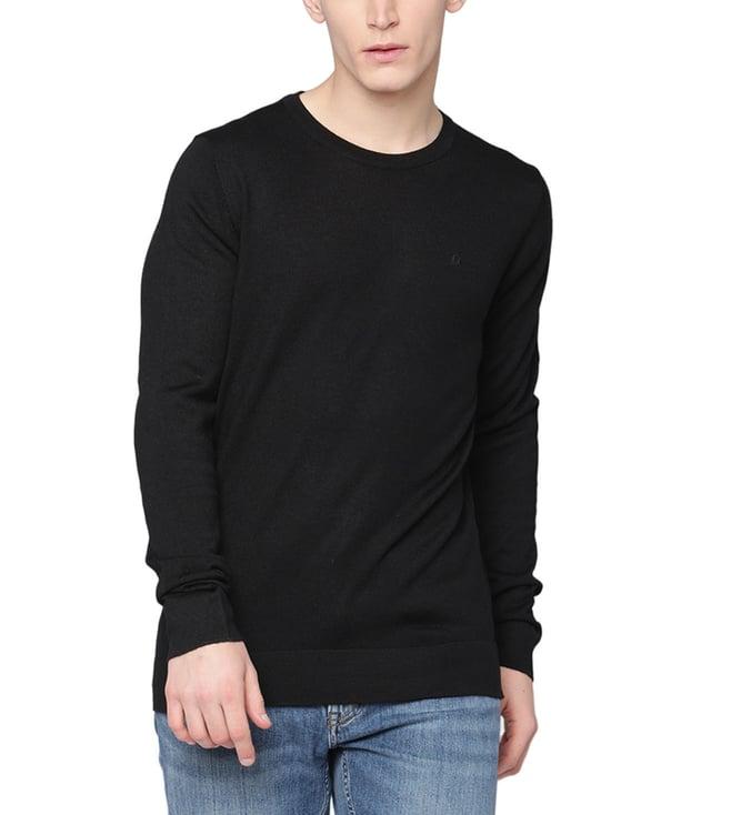 lindbergh black fashion slim fit sweater