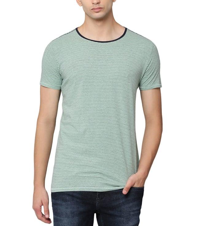 lindbergh light army fashion striped regular fit t-shirt