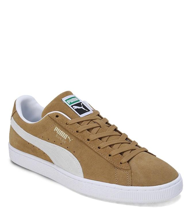 puma men's classic xxi beige sneakers