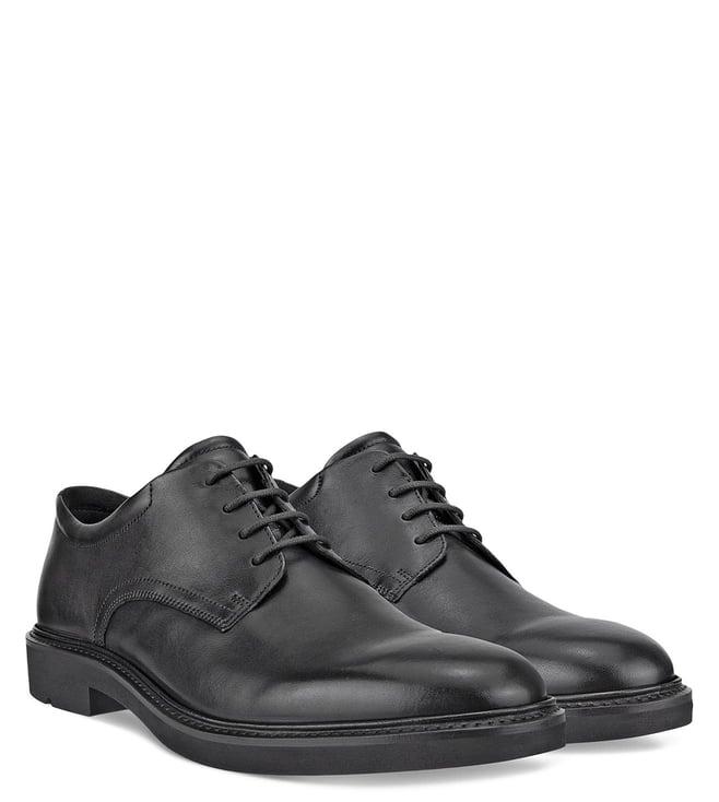 ecco men's metropole black derby shoes