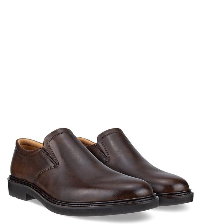 ecco men's metropole cocoa brown loafers