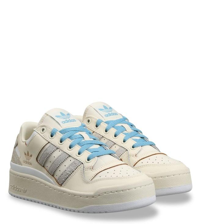 adidas originals women's forum bold stripes w off white sneakers