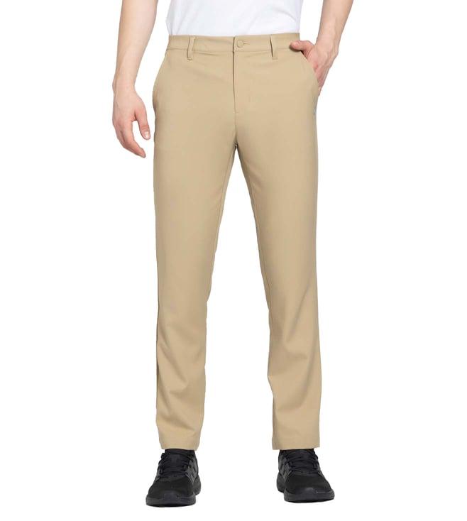 adidas beige regular fit trousers