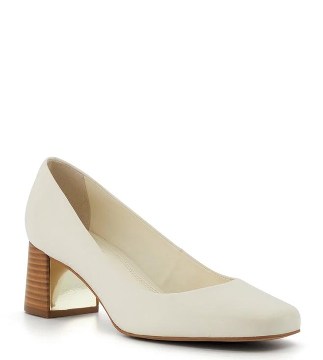 dune london women's assure cream pumps