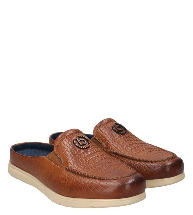 bugatti men's domin cognac mules (animal attack)