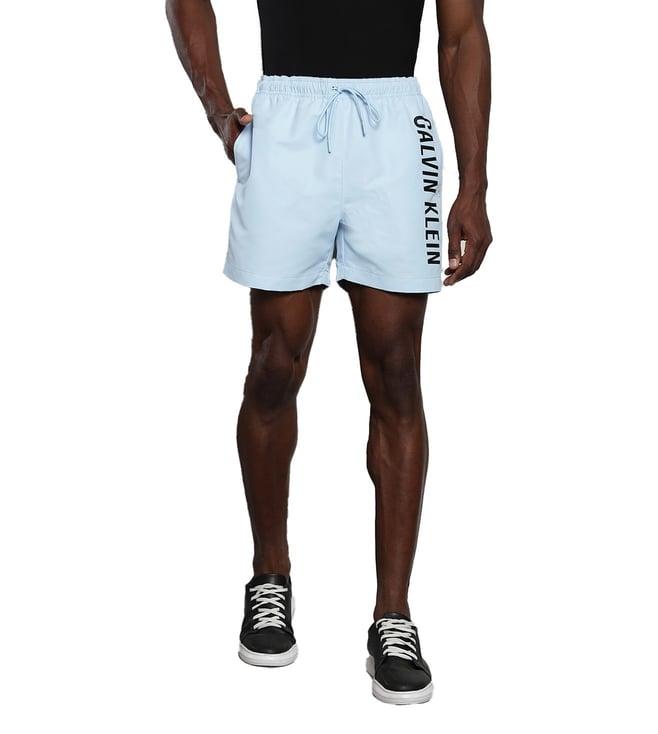 calvin klein powder aqua logo regular fit shorts