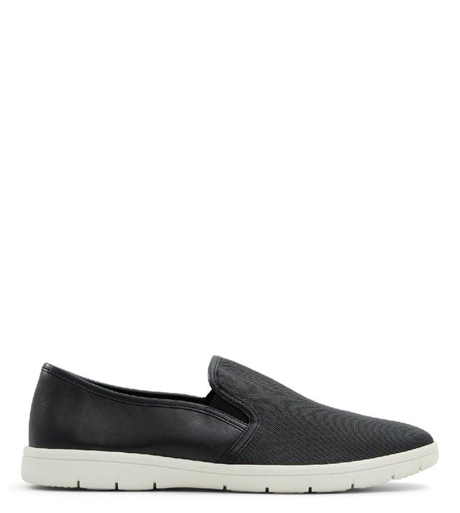 aldo men's sardof001 black slip on sneakers