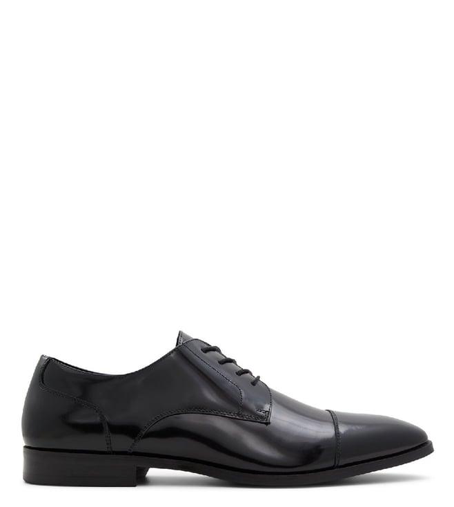 aldo men's callahan009 black dress lace up derby shoes