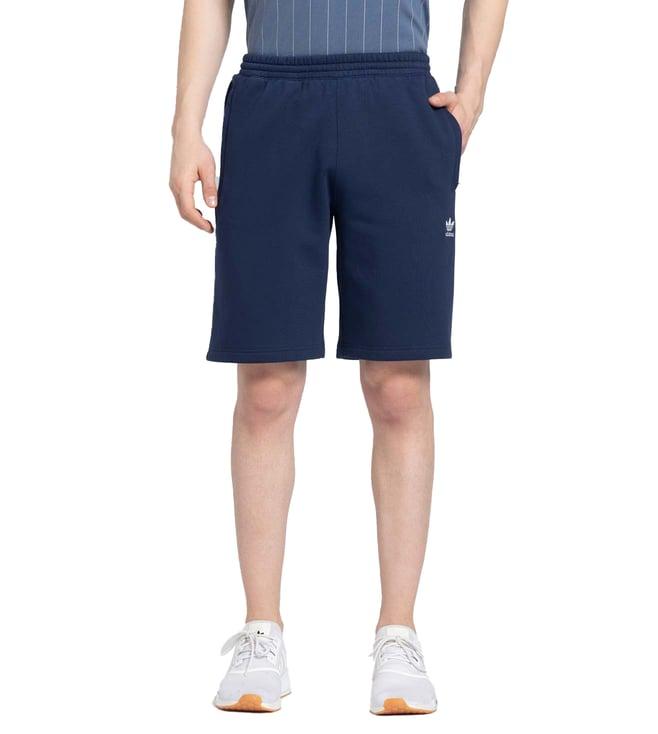 adidas originals blue logo regular fit shorts