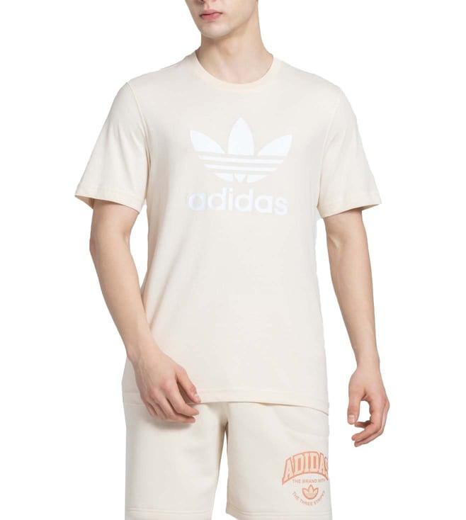 adidas originals white printed regular fit t-shirt