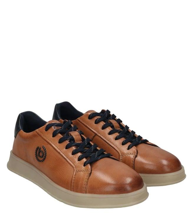 bugatti men's fiero cognac logo sneakers