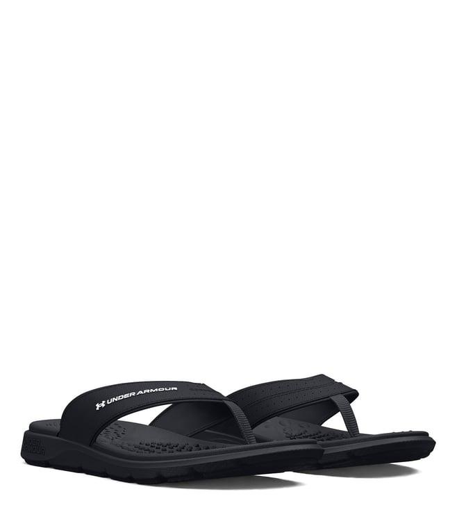 under armour women's ignite pro marbella black flip flops