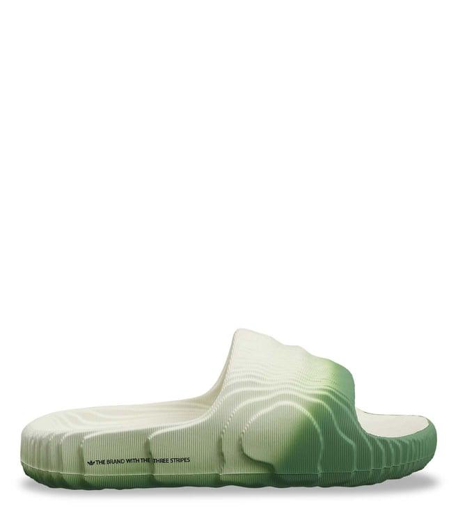 adidas originals men's adilette off white slide sandals