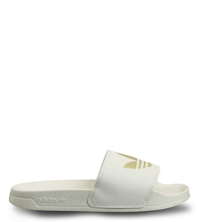 adidas originals women's adilette lite off white slide sandals