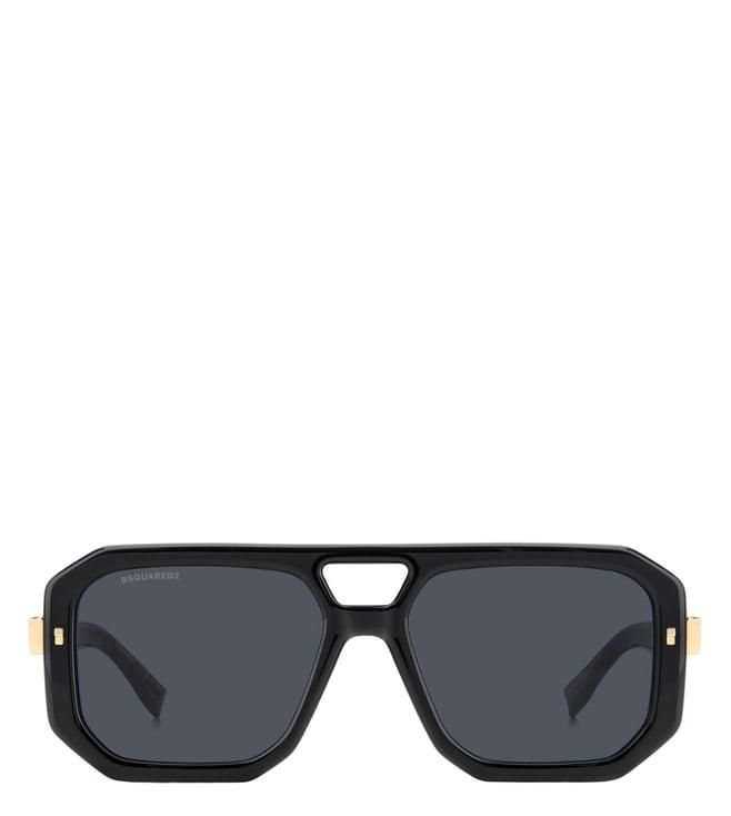 dsquared2 d2 0105/s grey uv protection geometric sunglasses for men