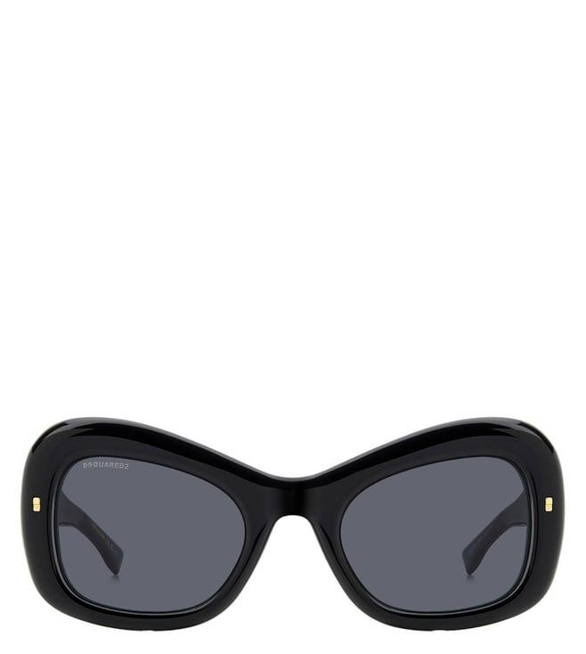 dsquared2 d2 0137/s grey uv protected butterfly sunglasses for women