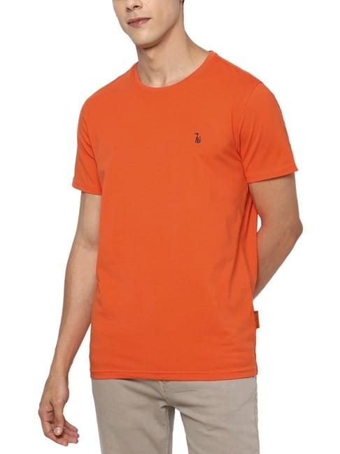 simon carter london orange slim fit t-shirt