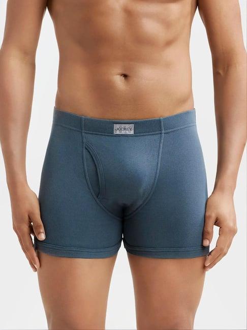 jockey 8008 dark green super combed cotton rib boxer briefs with ultrasoft concealed waistband