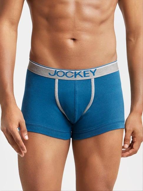 jockey 8015 wine super combed cotton rib trunks with ultrasoft waistband