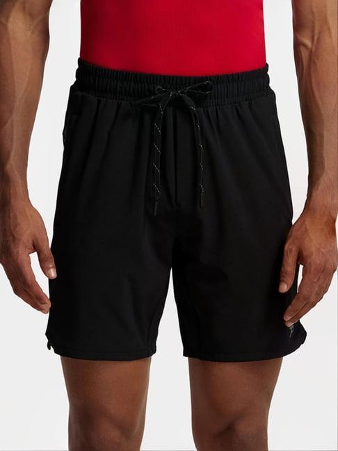 jockey mv20 black microfiber elastane stretch shorts with stay fresh treatment