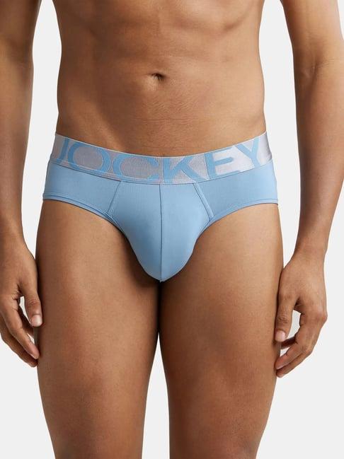 jockey ic27 blue shadow microfiber elastane stretch briefs with moisture move treatment