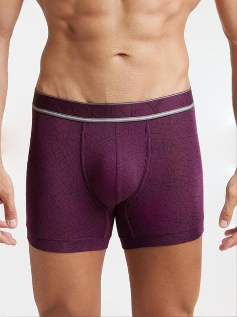 jockey hg30 potent purple tencel modal cotton elastane trunks with natural stay fresh properties