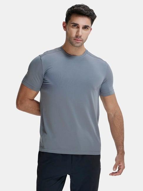 jockey mv37 quiet shade microfiber elastane t-shirt with stay fresh & stay dry treatment