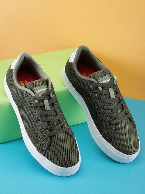 campus men's olive casual sneakers