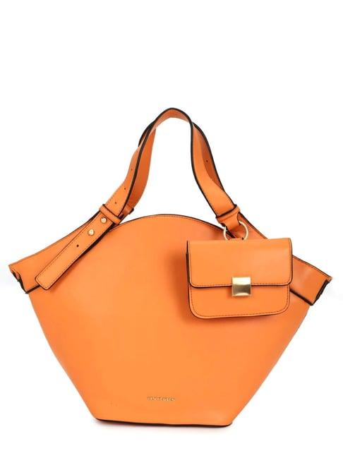 van heusen orange bucket bag