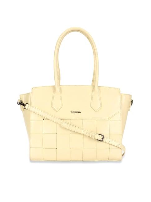 van heusen yellow handbag