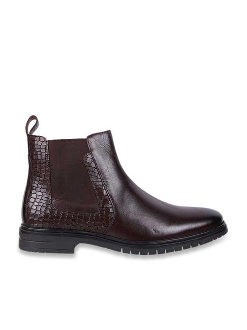 da vinchi by metro men's brown chelsea boots