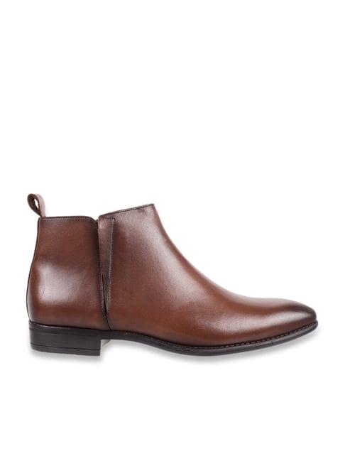 da vinchi by metro men's brown formal boots