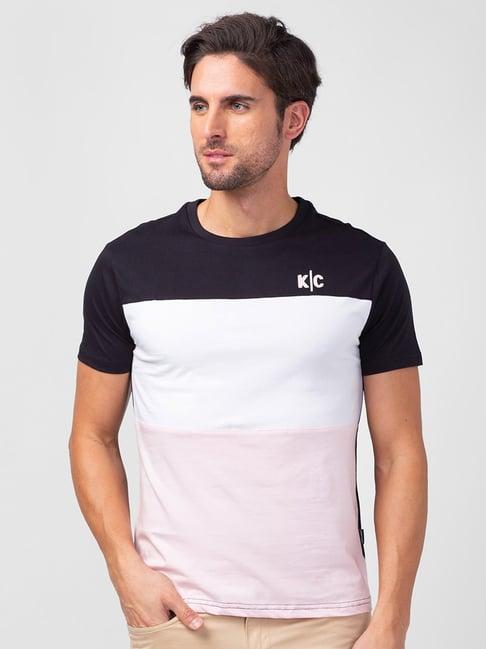 kenneth cole multicolor slim fit crew t-shirt