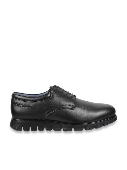 da vinchi by metro men's black derby shoes