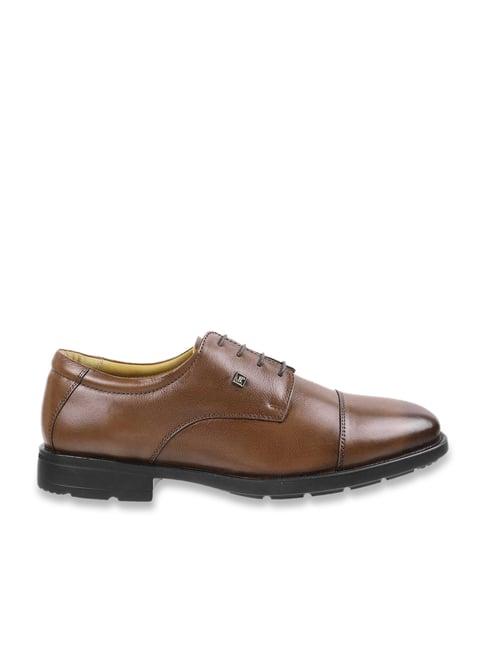 j. fontini by mochi men's tan derby shoes