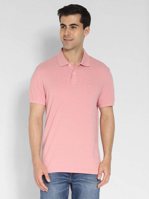 american eagle outfitters pink regular fit polo t-shirt